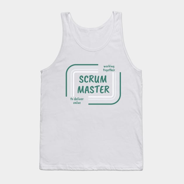 Agile Scrum Master Tank Top by Viz4Business